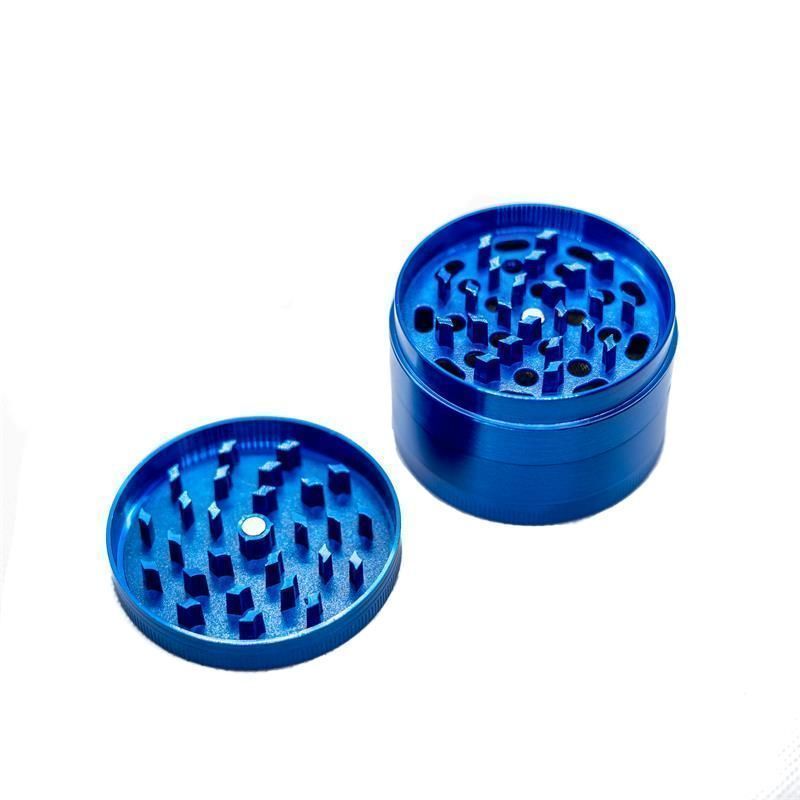 Moledor de aluminio 4 piezas azul 63 mm