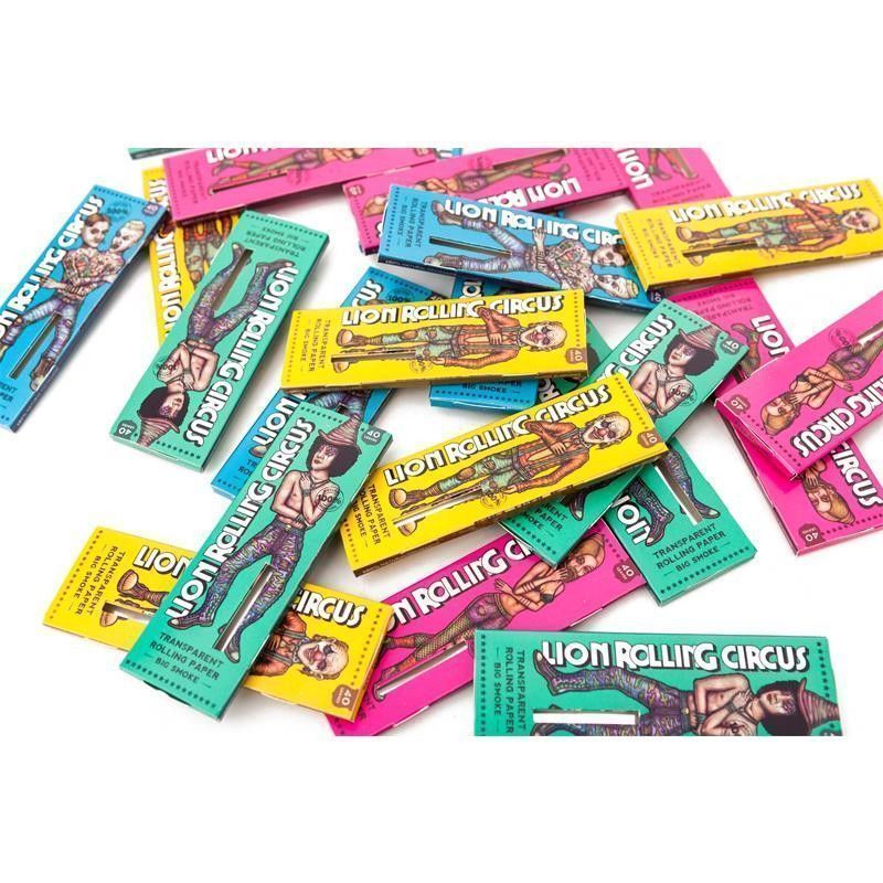 Papelillo Transparent King Size (Celulosa) – Lion Rolling Circus